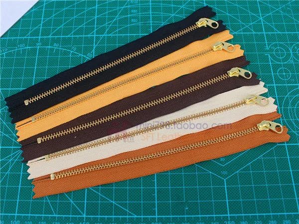 

YKK zippers genuine # 3 copper zippers bag 17cm
