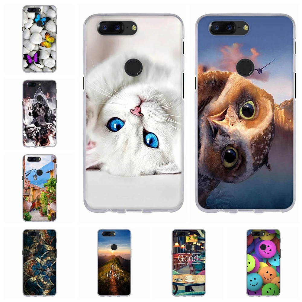 Для OnePlus 5T one plus 1 + Модный мягкий чехол для Защитный Мягкий силиконовый