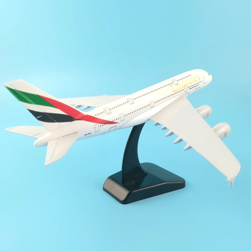 Модель самолета JASON TUTU модель Emirates аэробус A380 1:200 литый под давлением Металл 20 см
