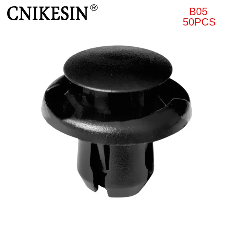 CNIKESIN 50 шт. B05 8 мм отверстие автомобиля нейлоновые зажимы крепеж автомобильный