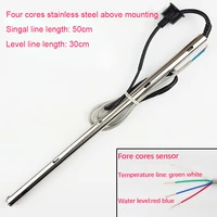solar energy water heater temperature water level sensor 30cm 4 cores stainless steel above mounting tank tube probe cgq 5