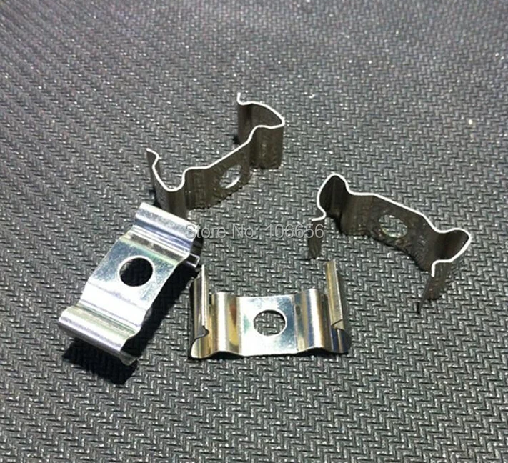 Алюминиевого профиля u жесткие светодиодные полосы средние клипы Bridge 500 шт./лот|led