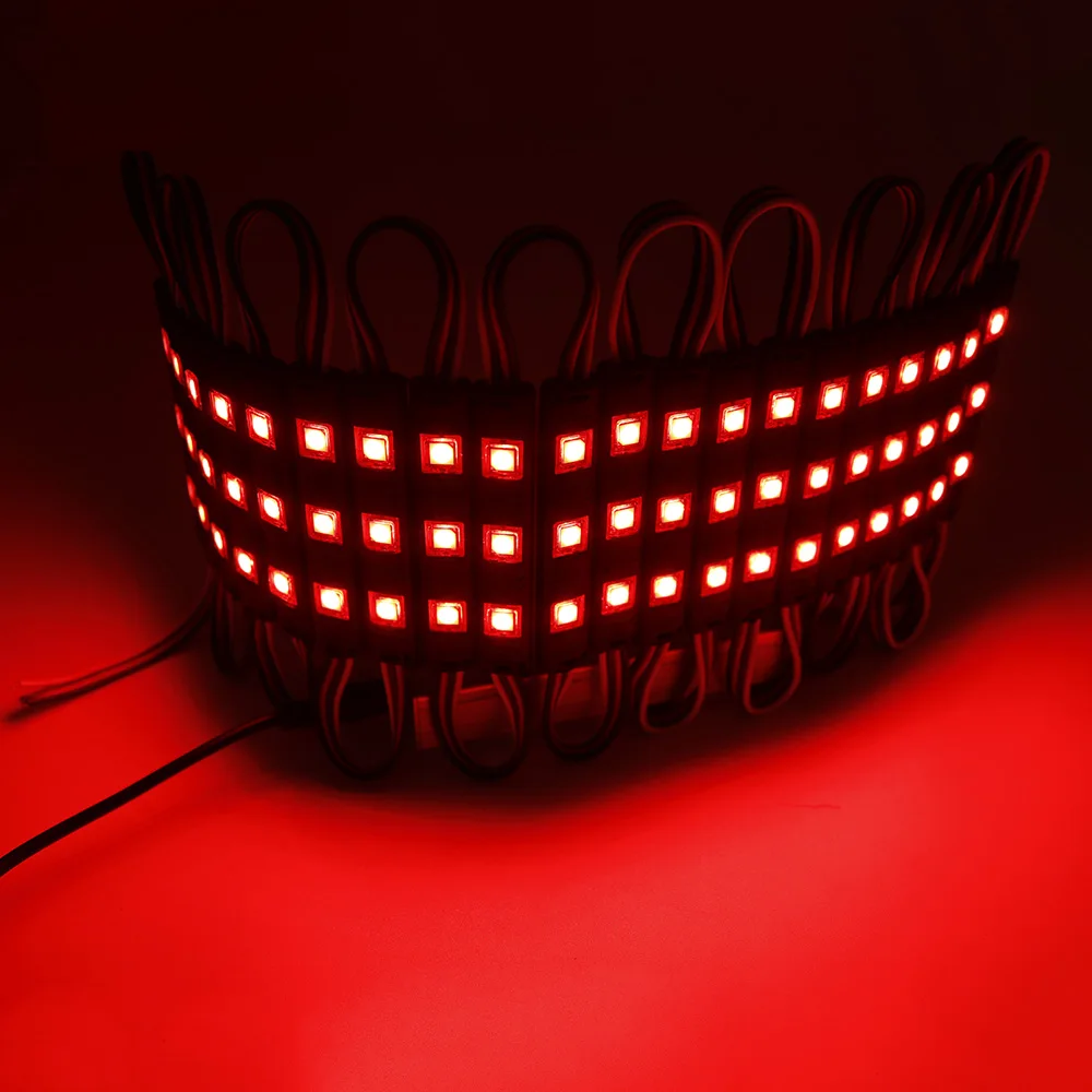 20 шт./лот светодиодный модуль 5050 RGB SMD IP67 водонепроницаемая светодиодная лента 12 В
