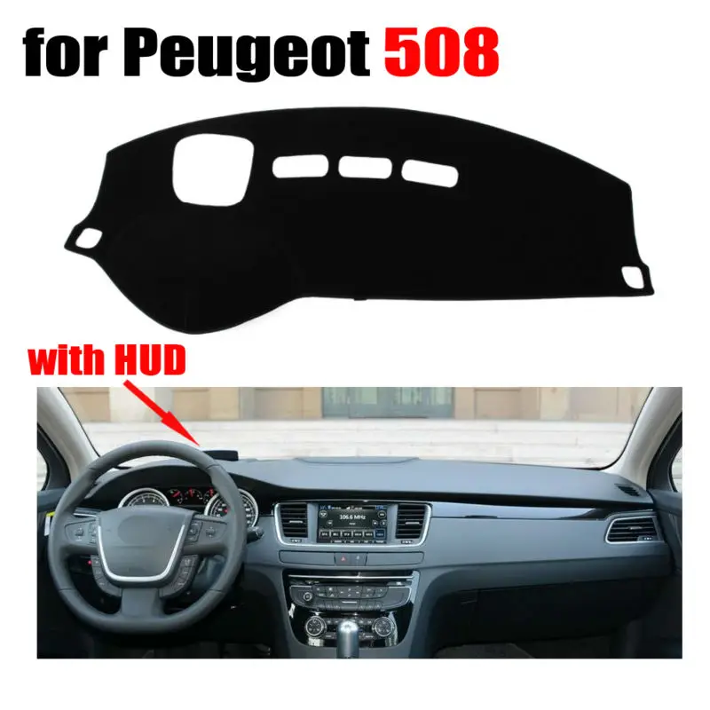 Чехлы для приборной панели автомобиля коврик Peugeot 508 высокая конфигурация все