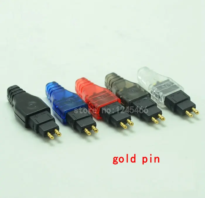 10 пар/лот Золотой/Серебряный Позолоченный разъем для DIY HD650 HD600 HD565 580 HD25 525 535 545 265