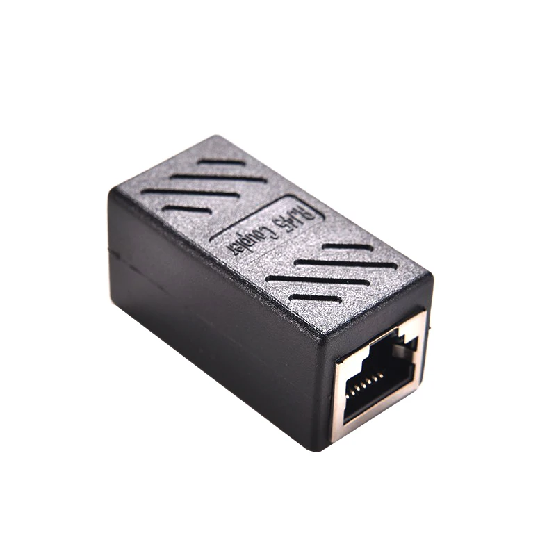 20 шт./лот Женский сетевой разъем LAN адаптер муфта удлинитель RJ45 Ethernet кабель