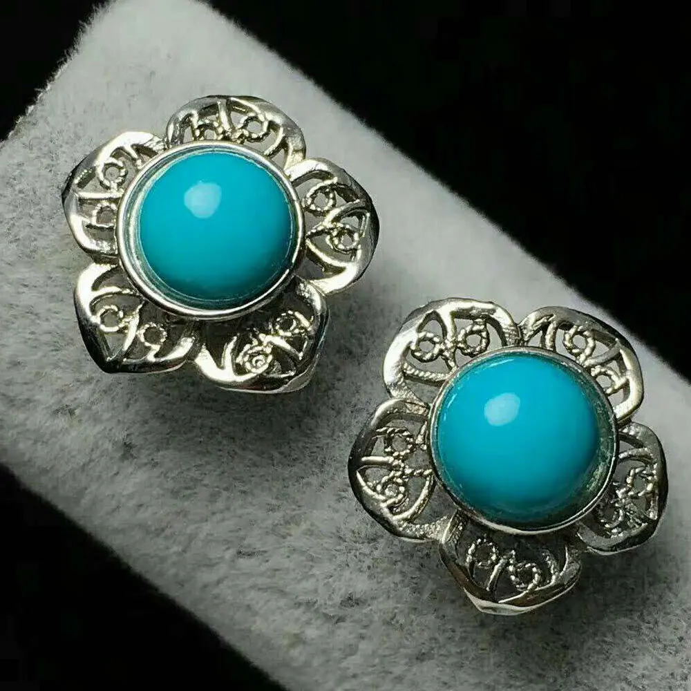 Женские серьги-гвоздики из стерлингового серебра 925 пробы RADHORSE с цветком сливы в