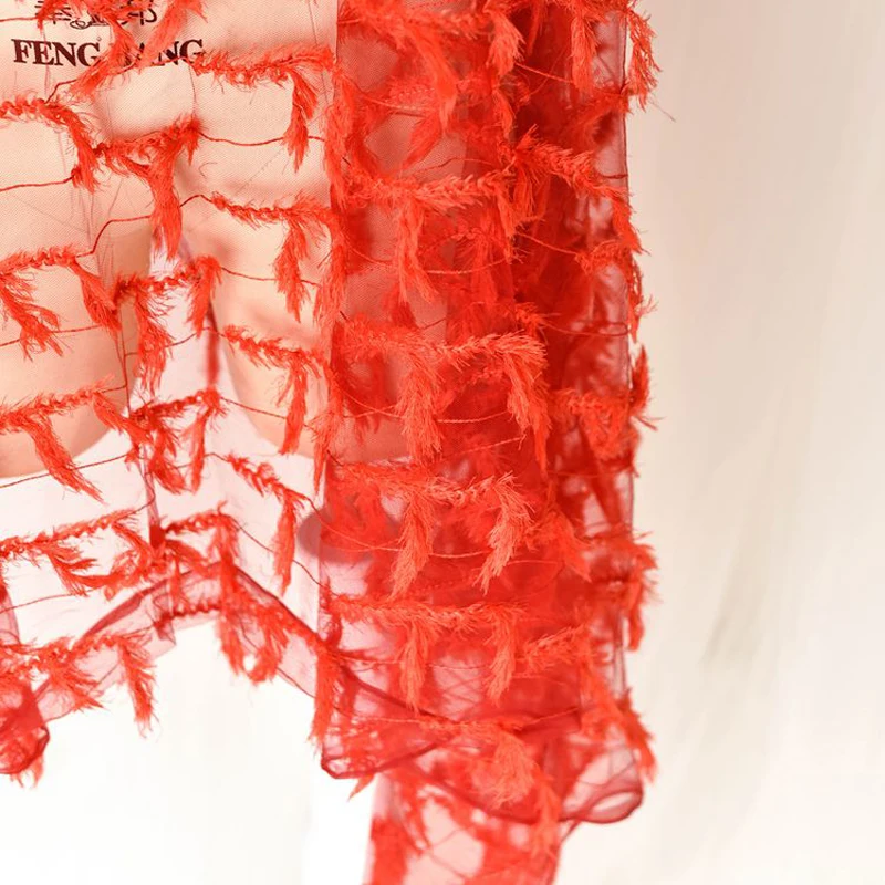 2 метра белый черный сетка швейцарская вуаль кружево Высокое качество перо узор