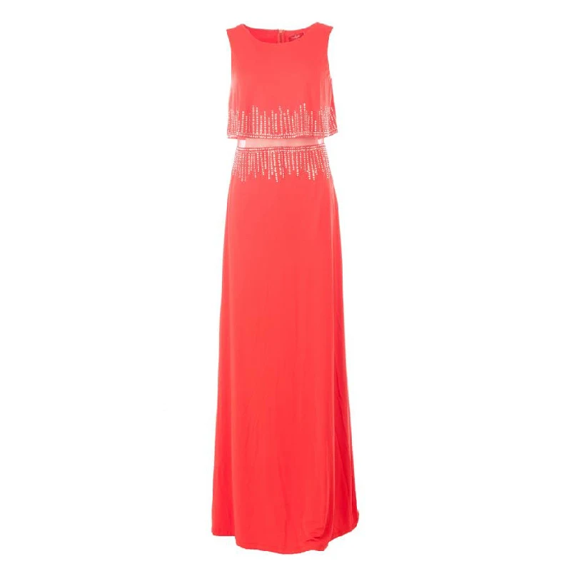 2017 красное вечернее платье с арбузом длинное фальш вставкой для выпускного