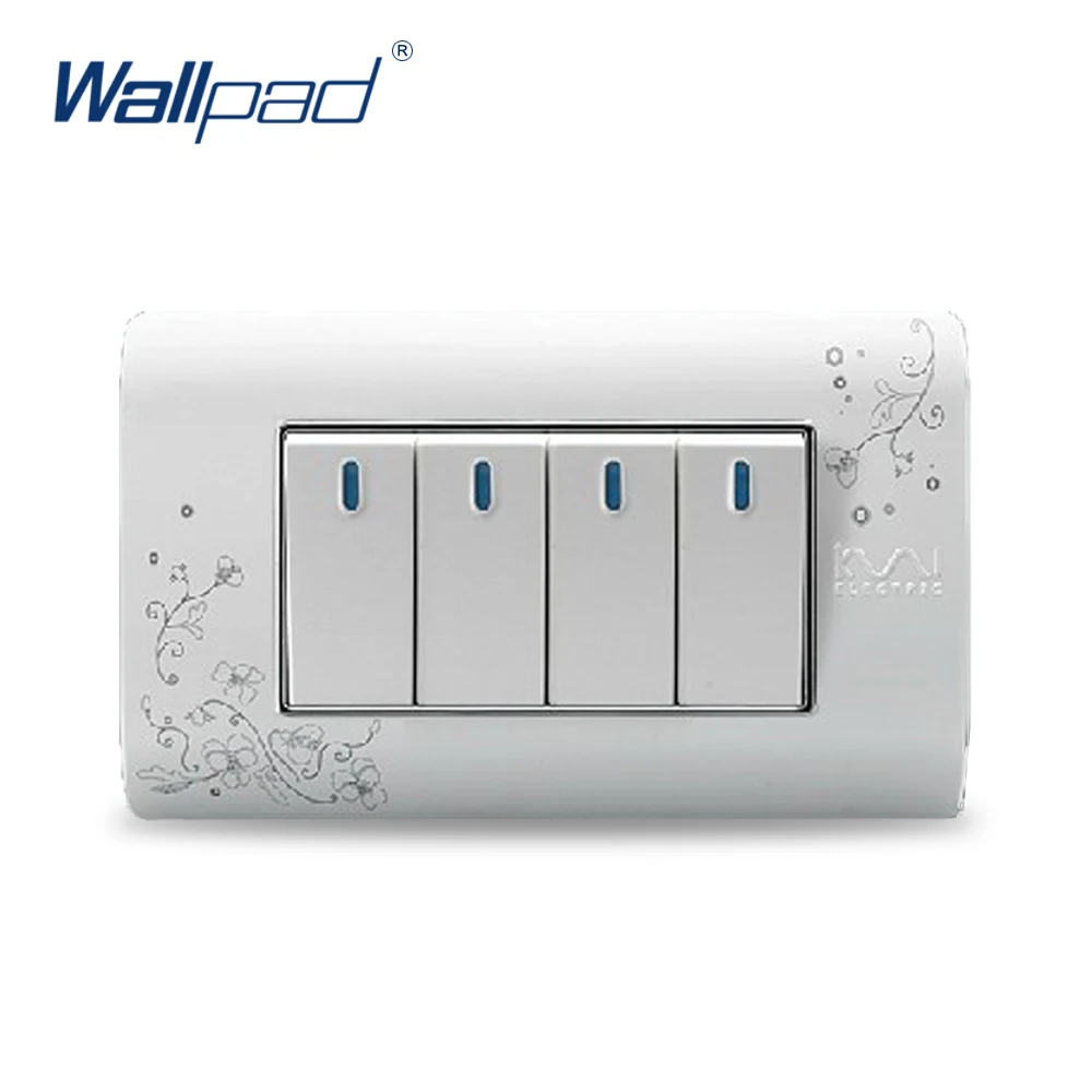 

4 клавиши, 2 направления, фотообои, роскошный настенный высветильник ель, панель освещения, фотовыключатель, 110 ~ 250 В