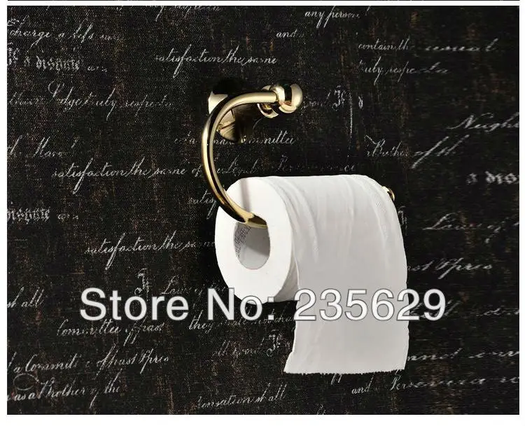 Бесплатная доставка настенный держатель рулона унитаза антикварный Твердый