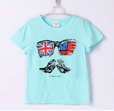 Летняя модная футболка для девочек и мальчиков мягкие удобные хлопковые детские