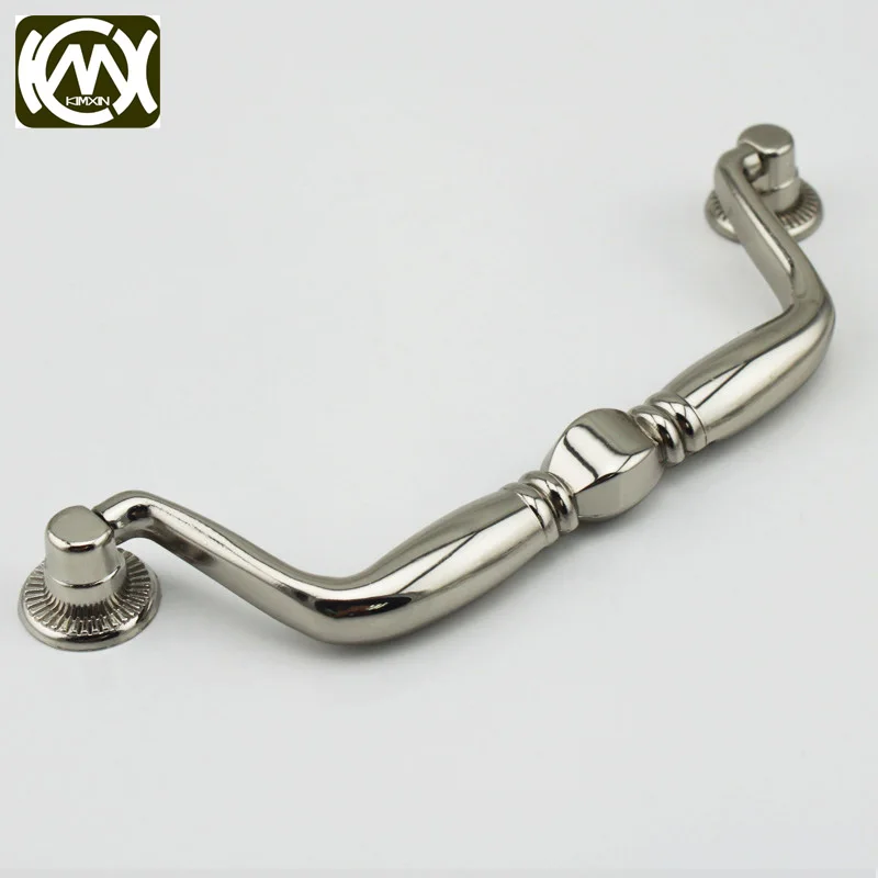 KIMXIN Hardware factory большая ручка из цинкового сплава деревянная оснащена винтом без