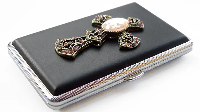 Модная Персонализированная женская коробка для сигарет тонкий подарок|gift box