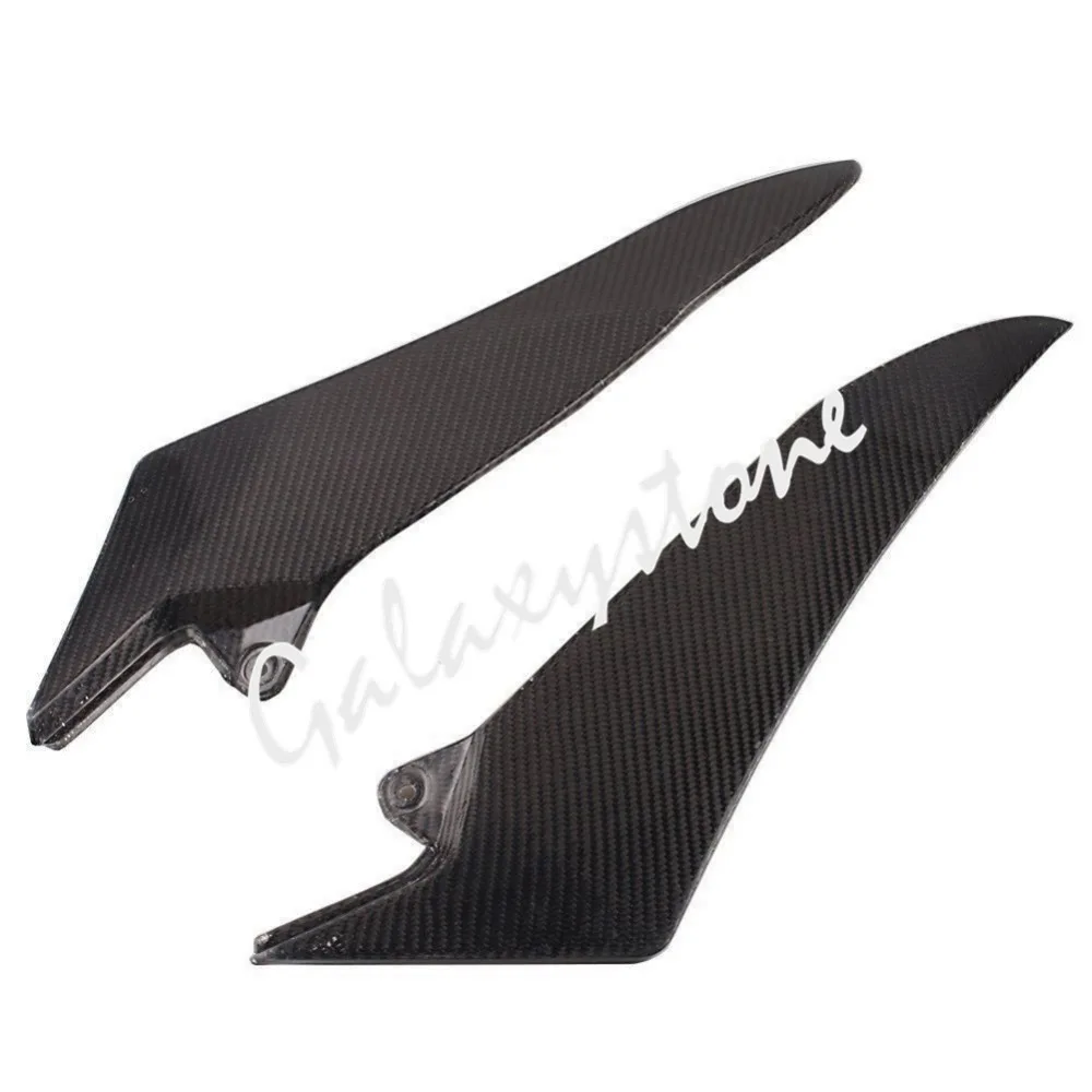 Углеродного волокна Танк боковые крышки Панель обтекателя Для Yamaha YZF R1 2009 2010 2011 2012
