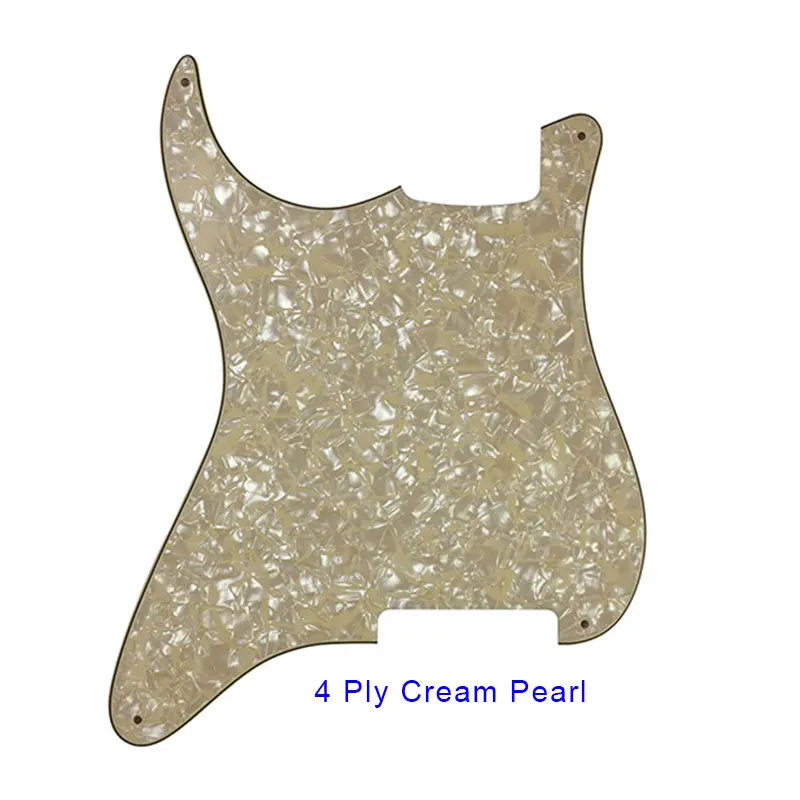 Pleroo качественные гитарные детали для левой руки 4 гитара отверстия Stratocaster Pickguard