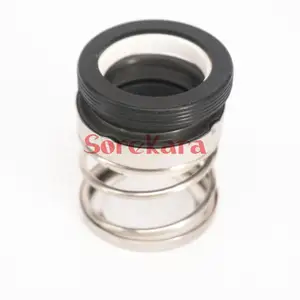 Керамическоеуглеродное кольцо BIA, уплотнение NBR, размер насоса для воды, механическое уплотнение вала, одиночная спиральная пружина для насоса для чистой воды 1,0 МПа