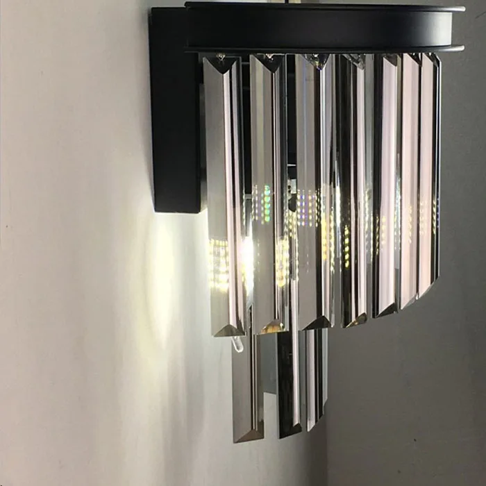 Американский кантри стиль роскошный хрустальный настенный светильник для