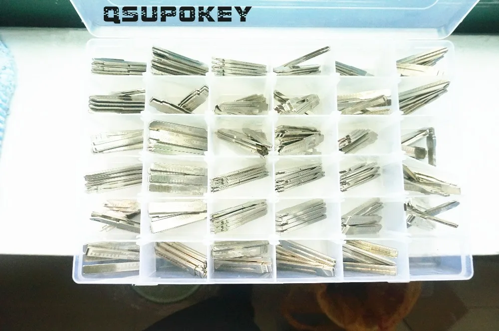 QSUPOKEY лезвие ключа с гравированной линией для Lishi 40 моделей каждая 5 шт. в коробке