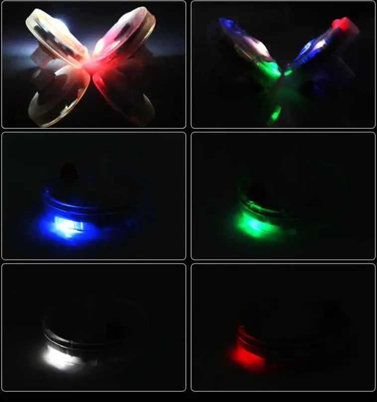 New Arrival Car-styling Auto Wheel Hub Tire Solar Color LED Decorative Light Energy Flash no14 | Автомобили и мотоциклы