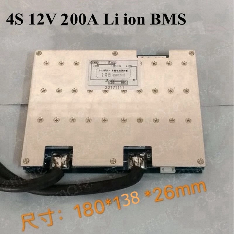 4S 200A 14 8 v 12V Bms литиевый аккумулятор отдельный порт литий-ионный | Электроника