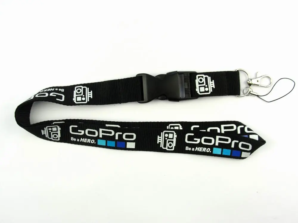 Для Gopro be a Hero фирменный логотип ID держатель для карт lanyards брелок для ключей офисная съемная пряжка улучшенная модель крюк ремень