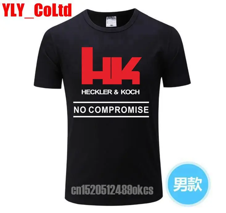 Новые мужские футболки с логотипом HK Heckler Koch armostume No commise короткими рукавами новые