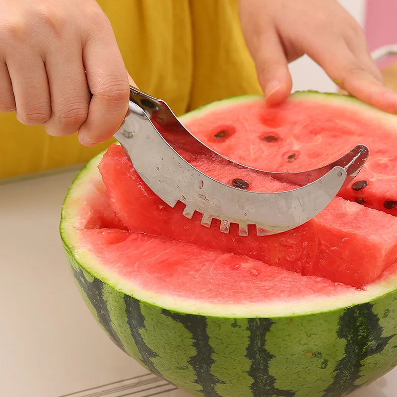 Щипцы для резака дыни Ломтерезка арбуза эргономичная рукоятка и легкая