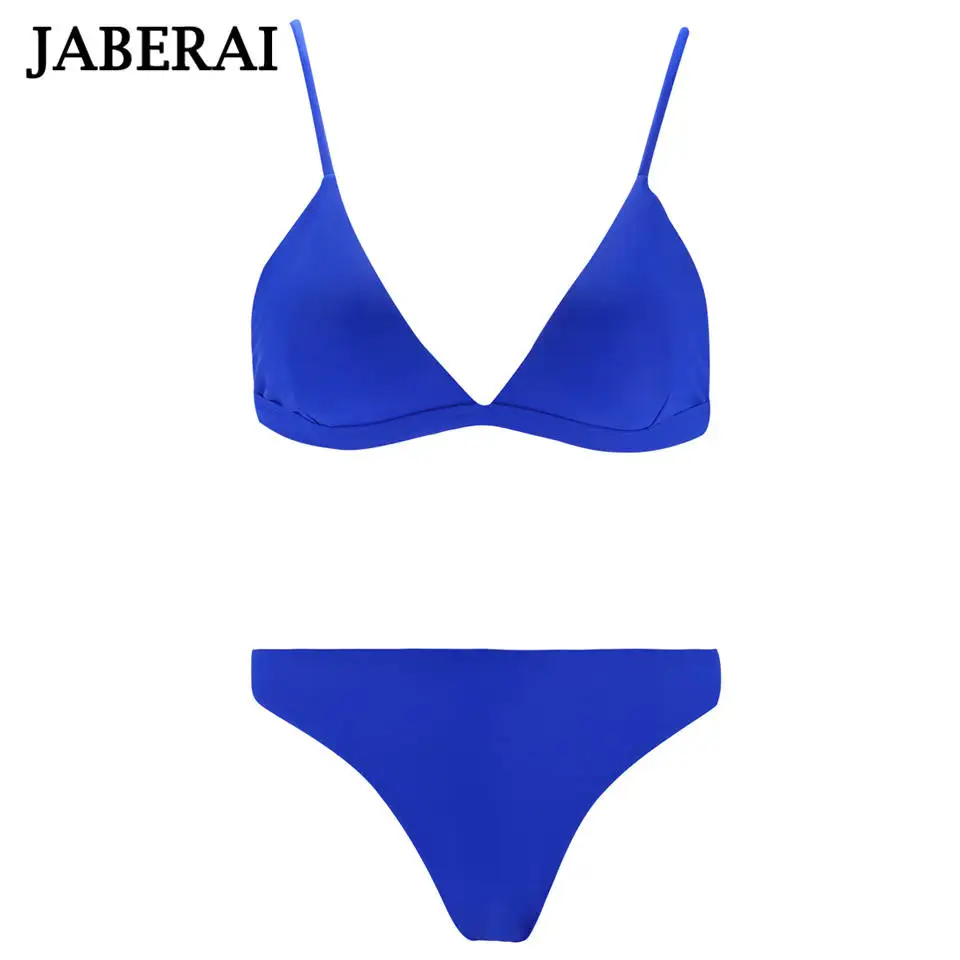 JABERAI Для женщин 2019 Сексуальная Push Up мягкие бикини и бюстгальтер комплект