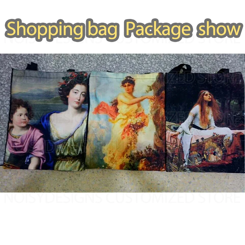 WHEREISART Женская холщовая хозяйственная сумка женская афро арт принцесса через