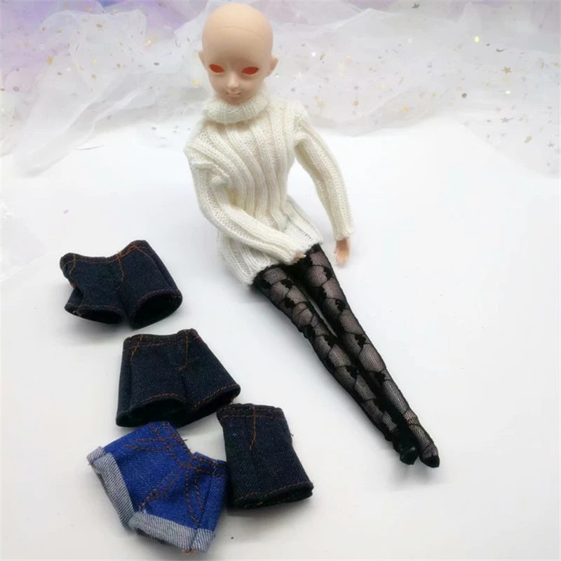 Новое поступление штаны Одежда для кукол Барби шелковые колготки джинсовые