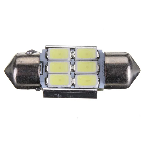 1 шт. большая акция чистый белый 31 мм 5630 SMD 6 светодиодный Авто купольная гирлянда