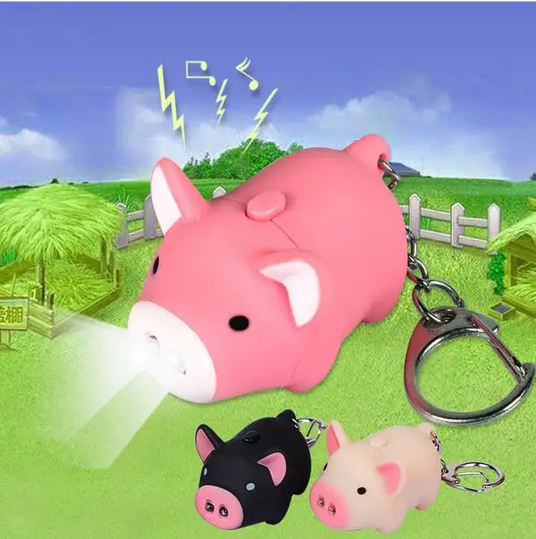 Новое поступление милая мультяшная зверушка маленькая свинка светодиодный