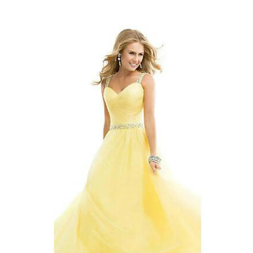 Новое длинное шифоновое для невесты торжественное бальное платье на свадьбу