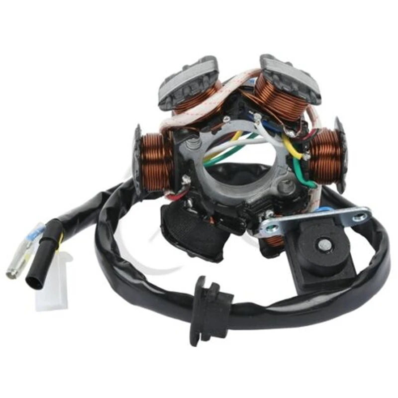 6 полюсный Магнитный статор генераторная катушка для ATV скутера Go Kart GY6 120cc 150cc