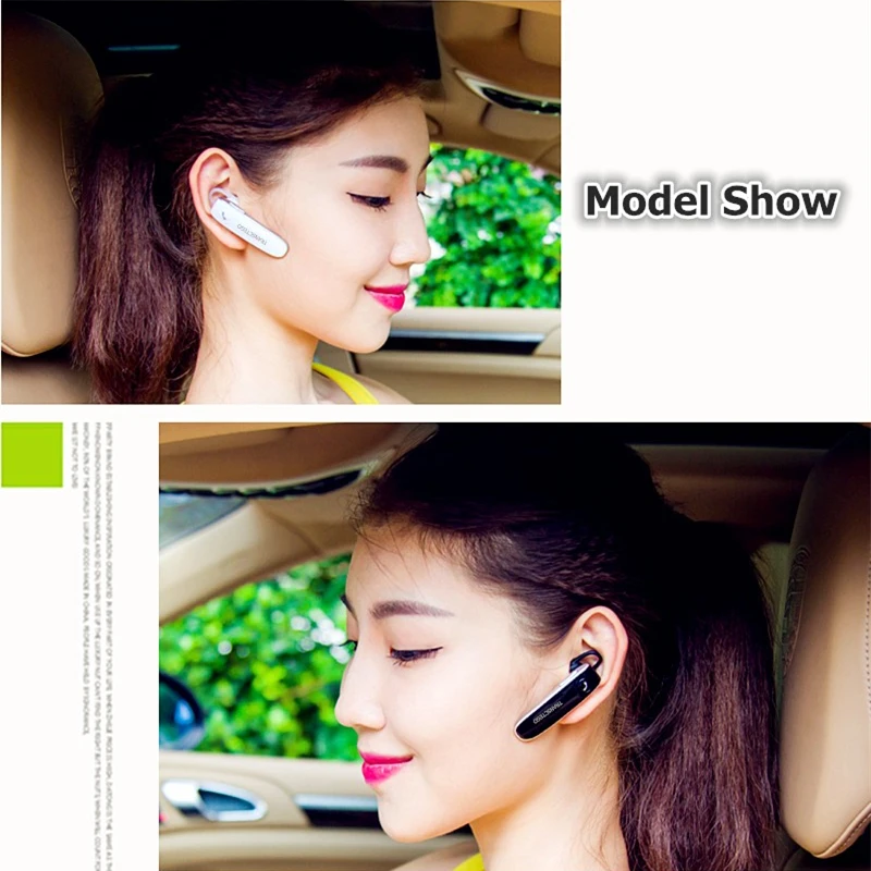 Bluetooth наушники TRANSCTEGO автомобильные с микрофоном Беспроводные стереонаушники для