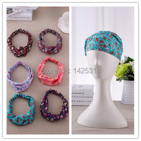 Повязка на голову с цветами для женщин 12 шт./лот винтажная повязка девочек