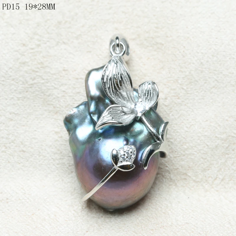 BaroqueOnly, натуральный пресноводный черный павлин, зеленый жемчуг, подвеска, серебро 925 пробы, AAAA циркон, женские подарки, ювелирное изделие, ожерелье