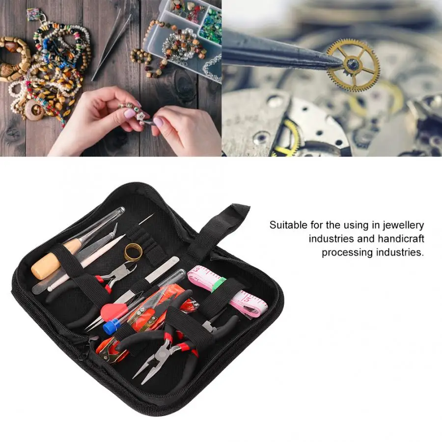 Профессиональные DIY ювелирные инструменты 4 5 дюймовые игольчатые плоскогубцы