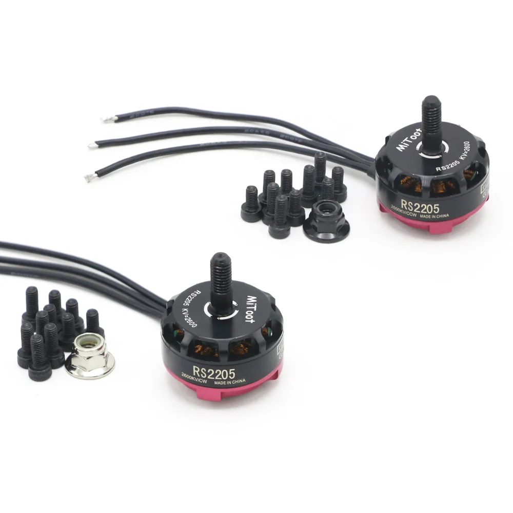 4 шт. Mitoot RS2205 2300KV 2600KV 2205 CW/CCW 3 4S бесщеточный двигатель для RC FPV Racing Drone Quad Motor