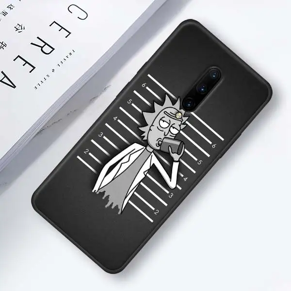 001 Черный чехол s для Oneplus 7 7 Pro 6 6T силиконовый чехол для телефона для Oneplus 7 7Pro Рик и Морти Мягкий чехол из ТПУ Корпус Coque Funda Capa - Цвет: 001