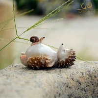everyday collection lovely fairy garden miniatures resin hedgehog figurine for adults child office decoration desk ornament