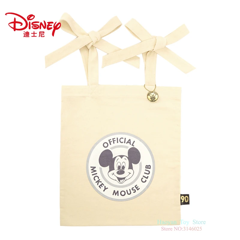Подлинная disney 90th юбилейное издание Классический Микки многофункциональный простой холст женская сумка холст мода Мумия сумка для девочек