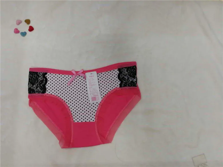 Jian Peng kawaii low-Rise briefs lace underwear women sexy panties lady Modal solid and durable underpants with bow | Женская одежда