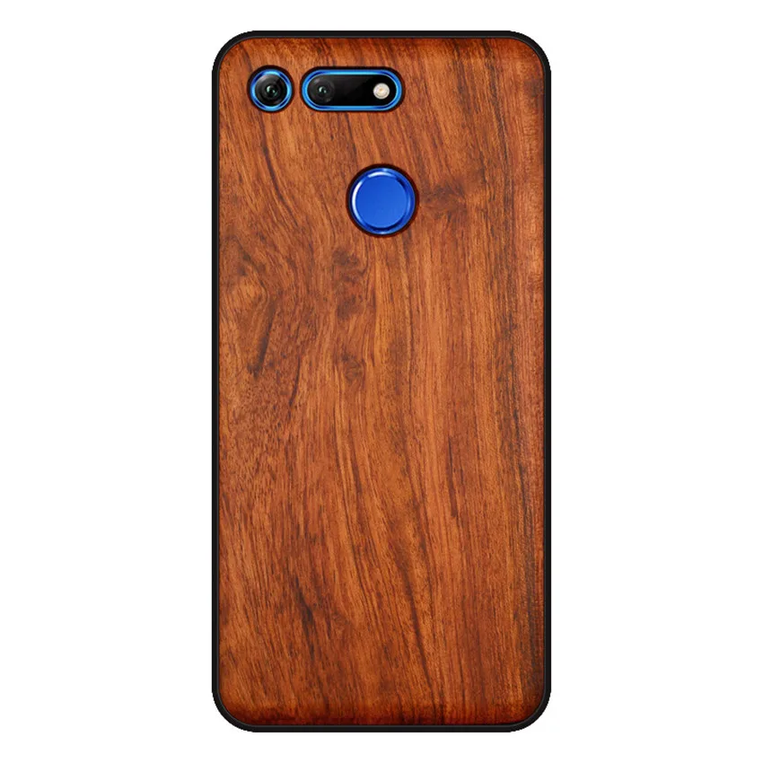 Чехол для huawei Honor V20 из натурального дерева, чехол для Honor view 20 из палисандра, ТПУ, ударопрочный чехол для телефона, чехол для huawei Honor v20