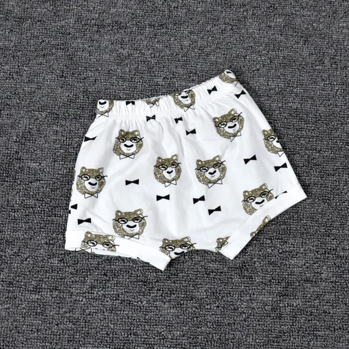 Шорты с мультяшными животными для маленьких мальчиков и девочек от 6 месяцев до 4