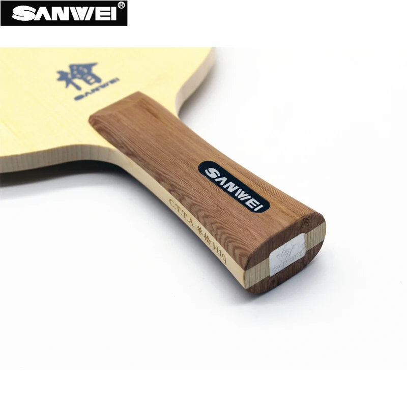 SANWEI ракетка для настольного тенниса H10 HINOKI, 1 слой, высокий стандарт, твердая ракетка для пинг понга, весло для тенниса, tenis de mesa