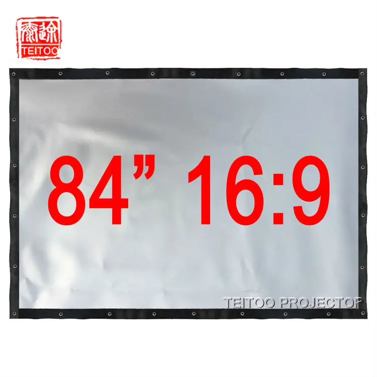 Металлические занавески для проекторов профессиональные из ПВХ и пленочной