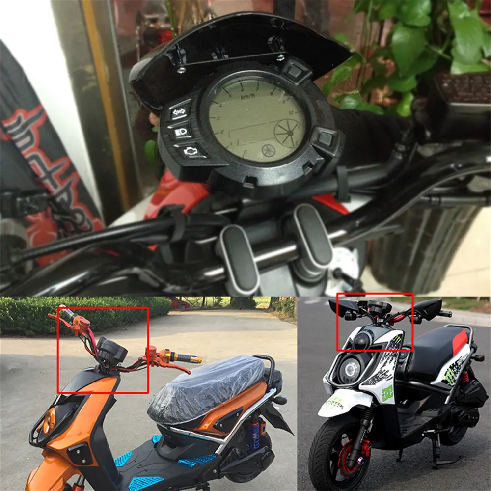 Бесплатная доставка мотоциклетные инструменты 10000 RMP ЖК дисплей Спидометр