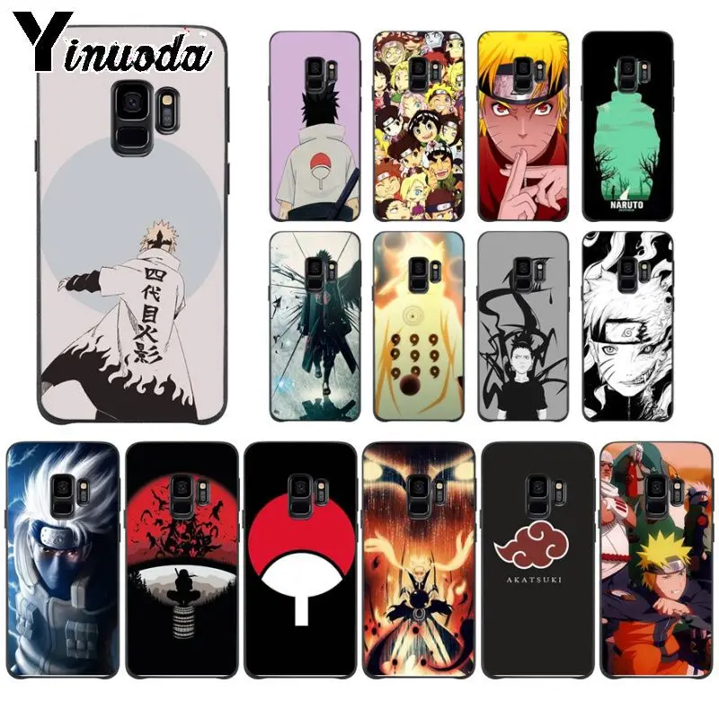 Yinuoda Хокаге Наруто Какаши Mikasa Ackerman мультфильм черная ячейка чехол для телефона